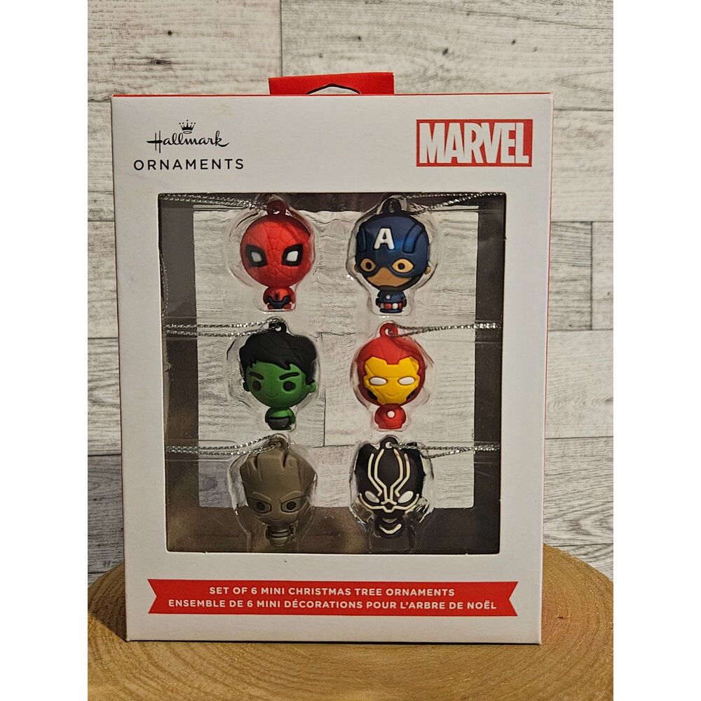 Marvel Super Heroes Shatterproof Hallmark Ornaments